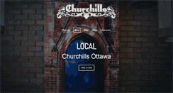 Desktop Screenshot of churchillsottawa.com