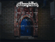 Tablet Screenshot of churchillsottawa.com
